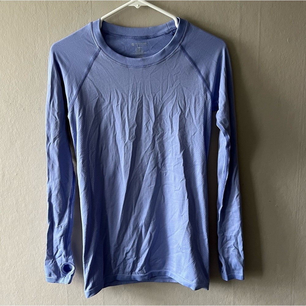 Buff Bunny Light Blue Long Sleeve Top Size Large